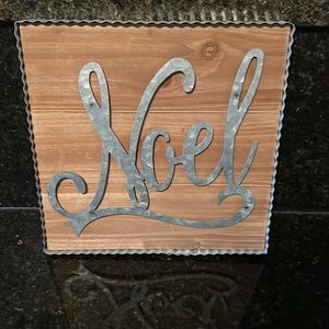 NWT Noel Sign